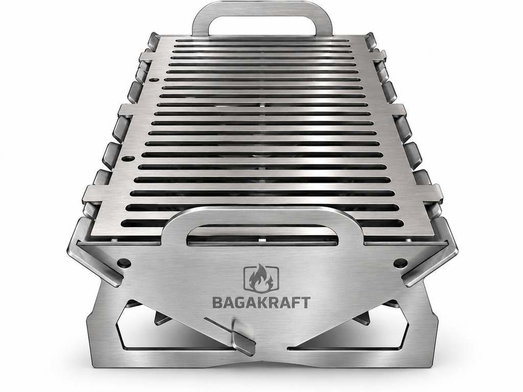 BagaKraft Collapsible Grill  Heavy Duty Medium Size Super Portable